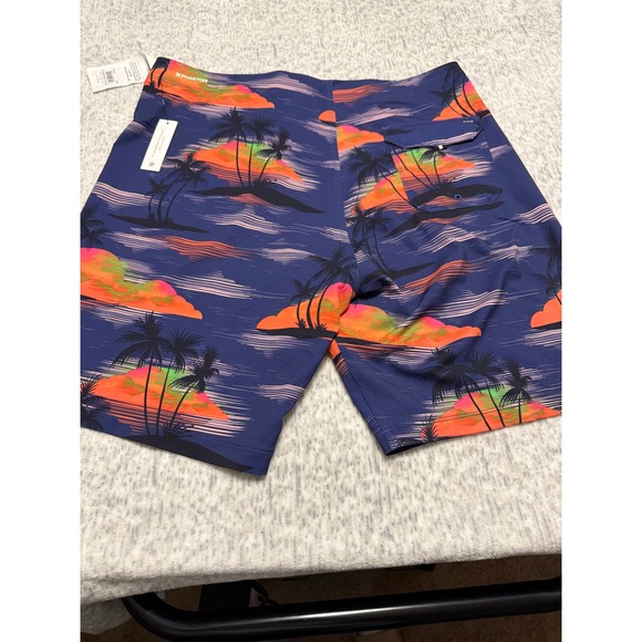 Hurley Phantom Board Shorts Size 34 Tropical Palm Tree Sunset Swim Trunks NWT - Picture 4 of 4